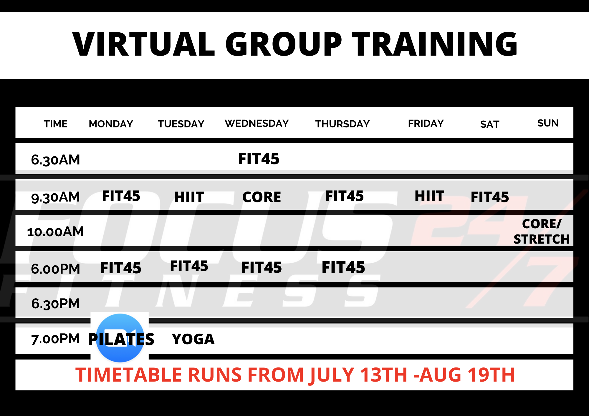 _GROUP TRAINING SCHEDULE TULLA